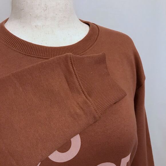 Cotopaxi NWT Fleece Lined Rust Sweatshirt Women M - Picture 5 of 11